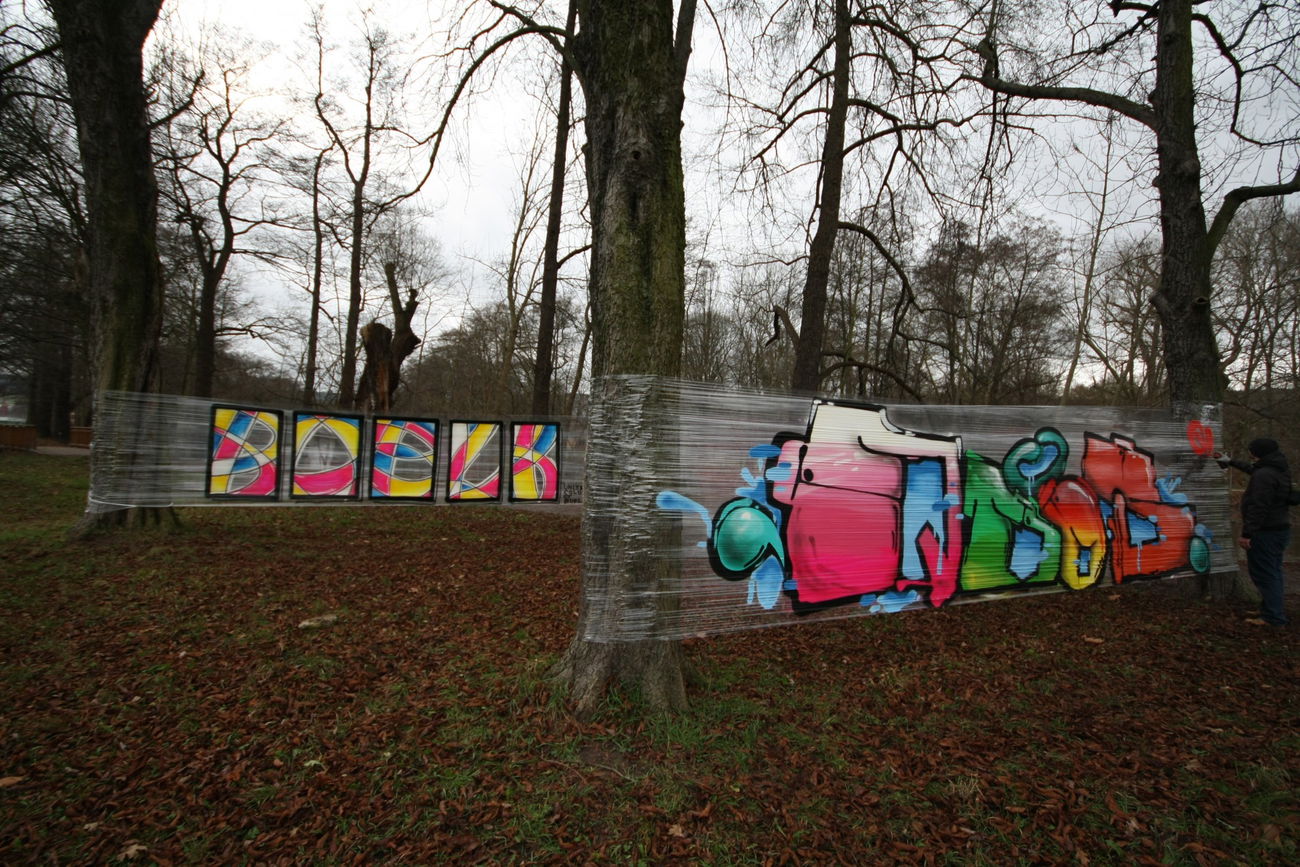 Graffiti Wall - Photo by boelk - cellograff, rwrz, jena_graffiti (2015)