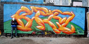Graffiti Wall in Jena - Photo by boelk - boelk, rwrz, rebelz (2015)