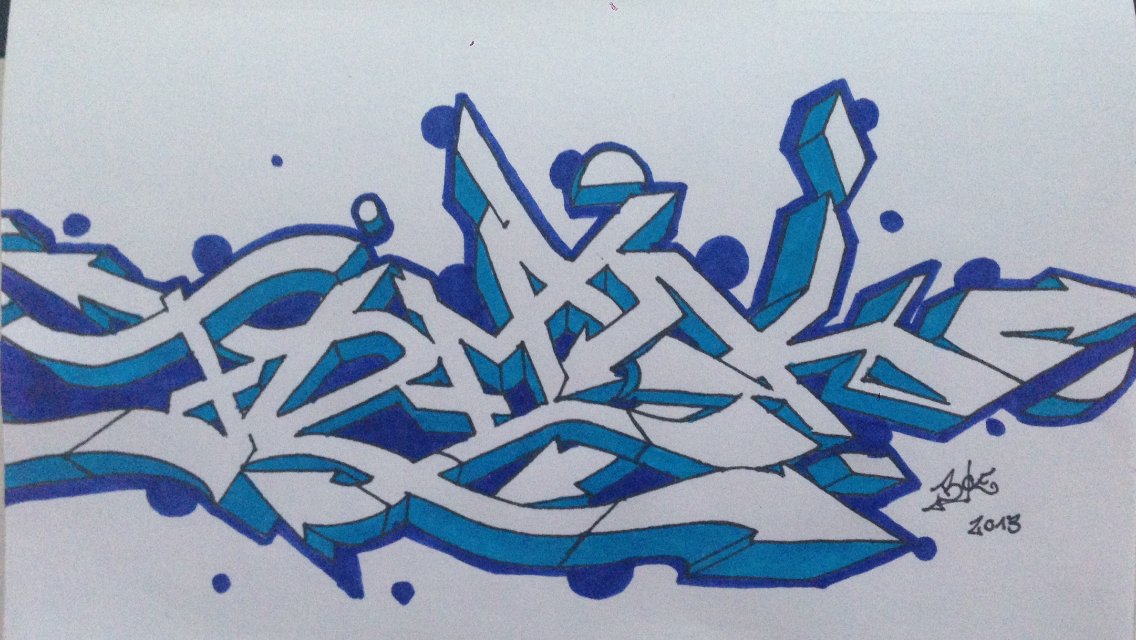 Graffiti Sketch - Photo by boeone (2013)