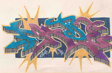 Graffiti Wall - Photo by boeone (2018)