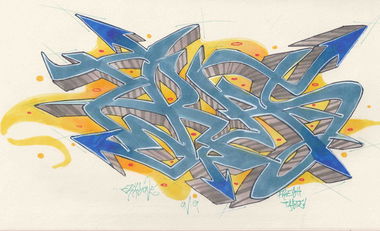 Graffiti Wall - Photo by boeone