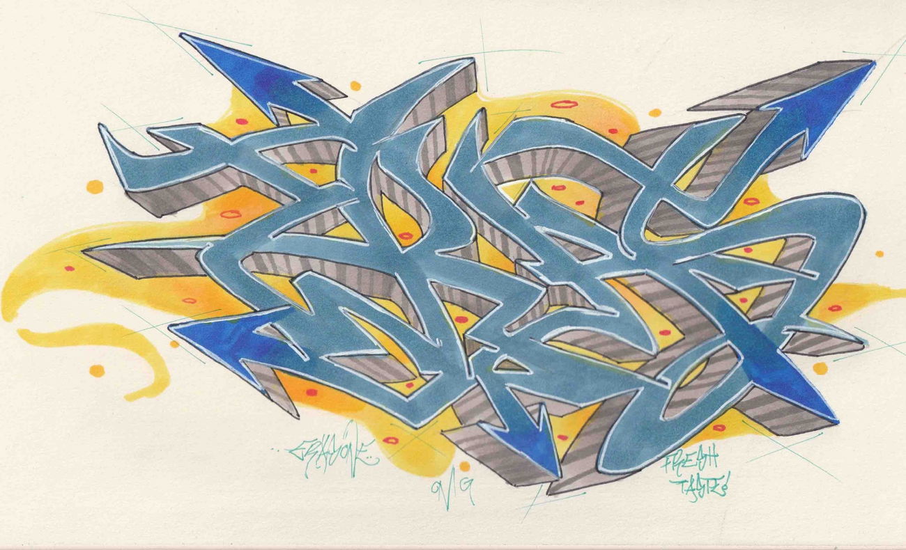 Graffiti Wall - Photo by boeone