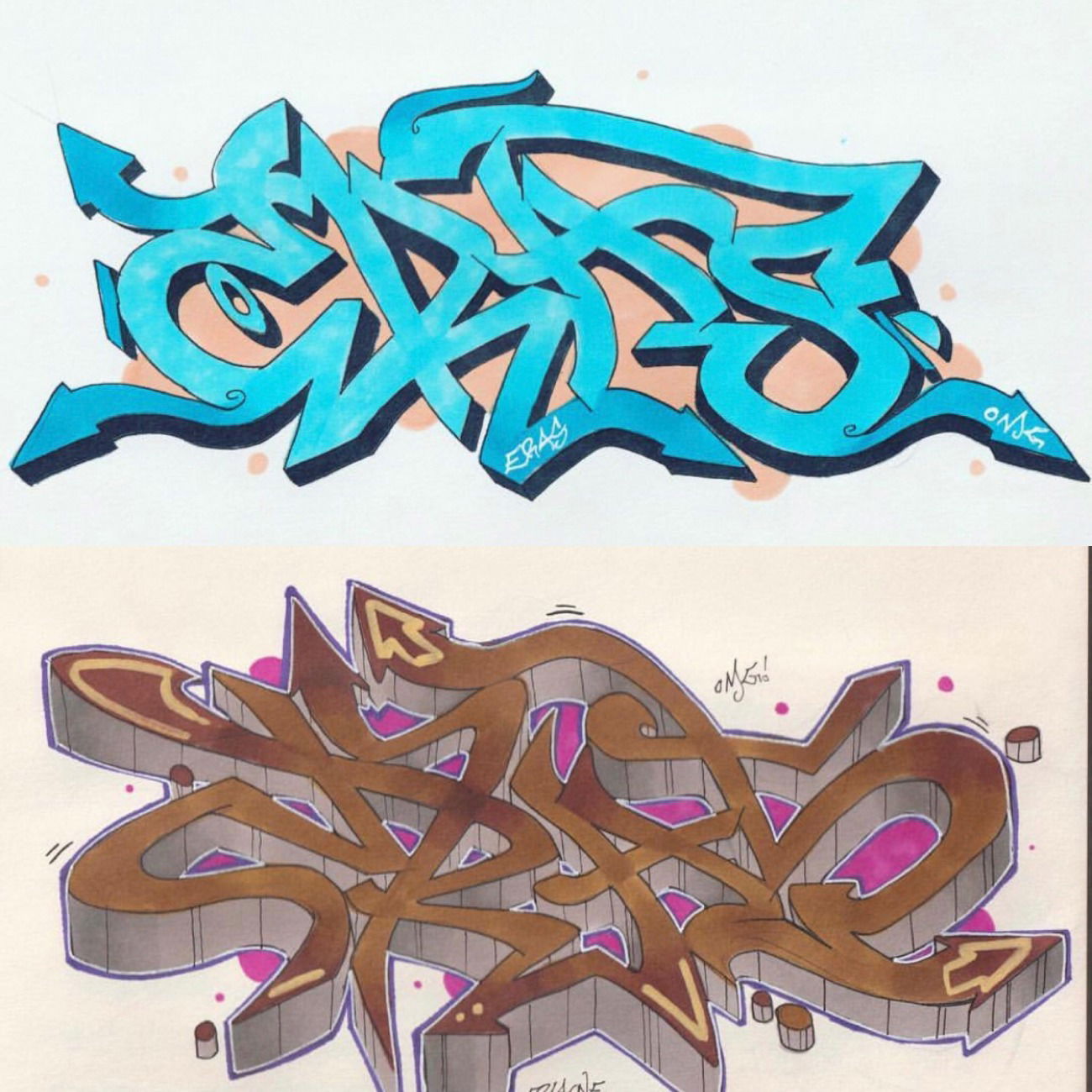 Graffiti Sketch - Photo by boeone (2018)