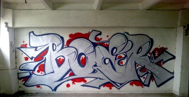 Graffiti Wall - Photo by boer412 - boer, chrome, romania (2013)