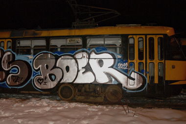 Graffiti Train - Photo by boer412 - boer, graffiti, romania (2012)