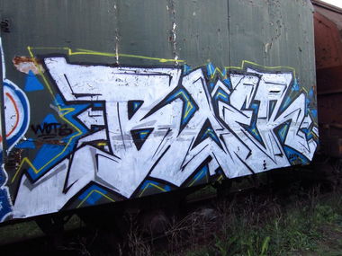 Graffiti Train - Photo by boer412 - boer, graffiti, freight (2014)
