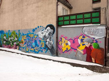 Graffiti Wall in My?libórz - Photo by bohen - bohen, 2sm, str (2012)