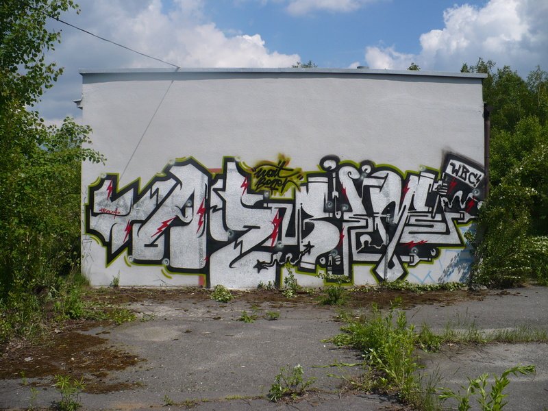 Graffiti Bombing in Zory - Photo by boner1985 - wait, boner (2013)