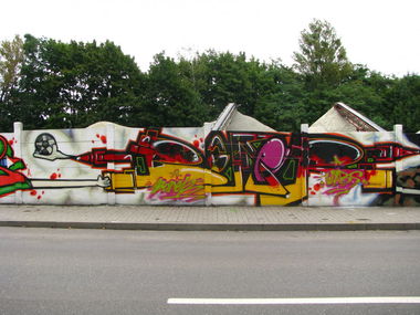 Graffiti Wall in Rybnik - Photo by boner1985