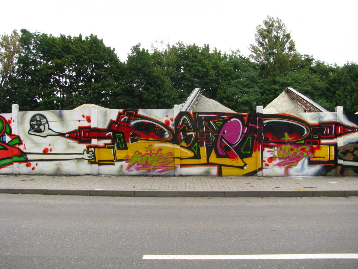 Graffiti Wall in Rybnik - Photo by boner1985