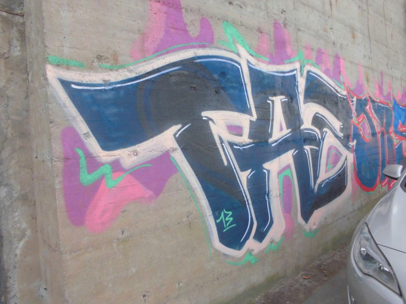 Graffiti Bombing - Photo by bonn - taz, jas, 110 (2013)