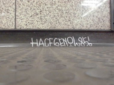 Graffiti Artwork - Photo by bonn - hacf, ha, cf