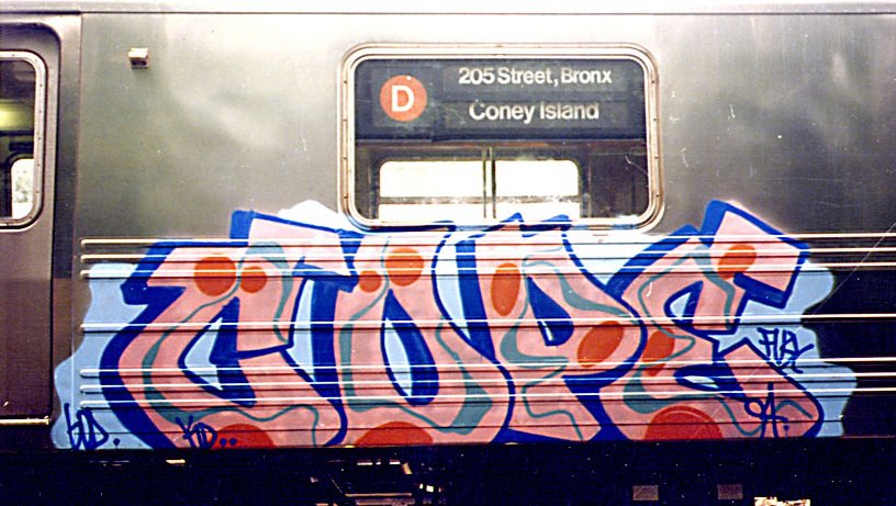 Graffiti Train - Photo by boogiedownbronx