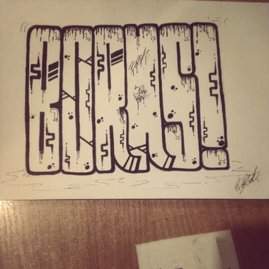 Graffiti Sketch - Photo by borns123 - borns, brs, stillfree (2014)