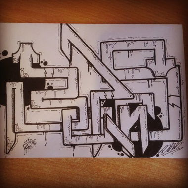 Graffiti Sketch - Photo by borns123 - borns, brs, stillfree (2014)