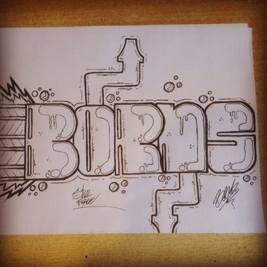 Graffiti Sketch - Photo by borns123 - borns, brs, stillfree (2014)