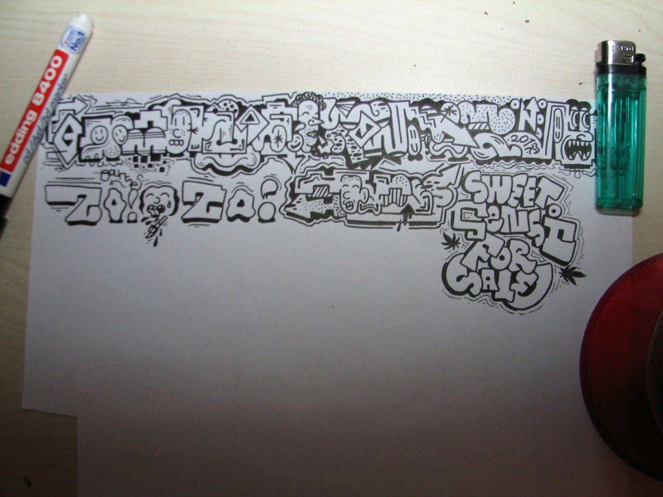 Graffiti Sketch - Photo by bou2020 - sketch, lod, lot (2017)