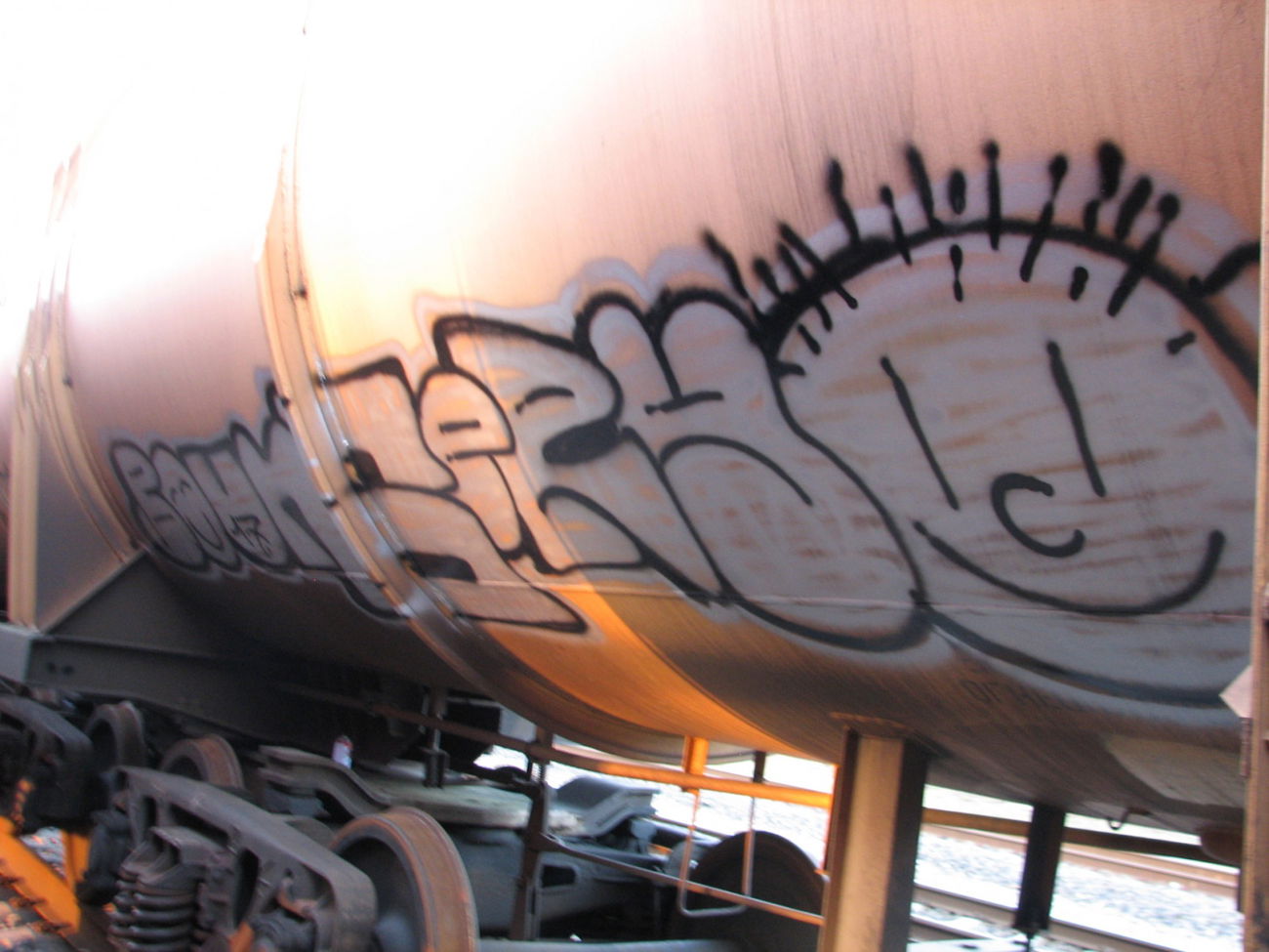 Graffiti Train - Photo by bou2020 - bounseryo, vilnius, bubble