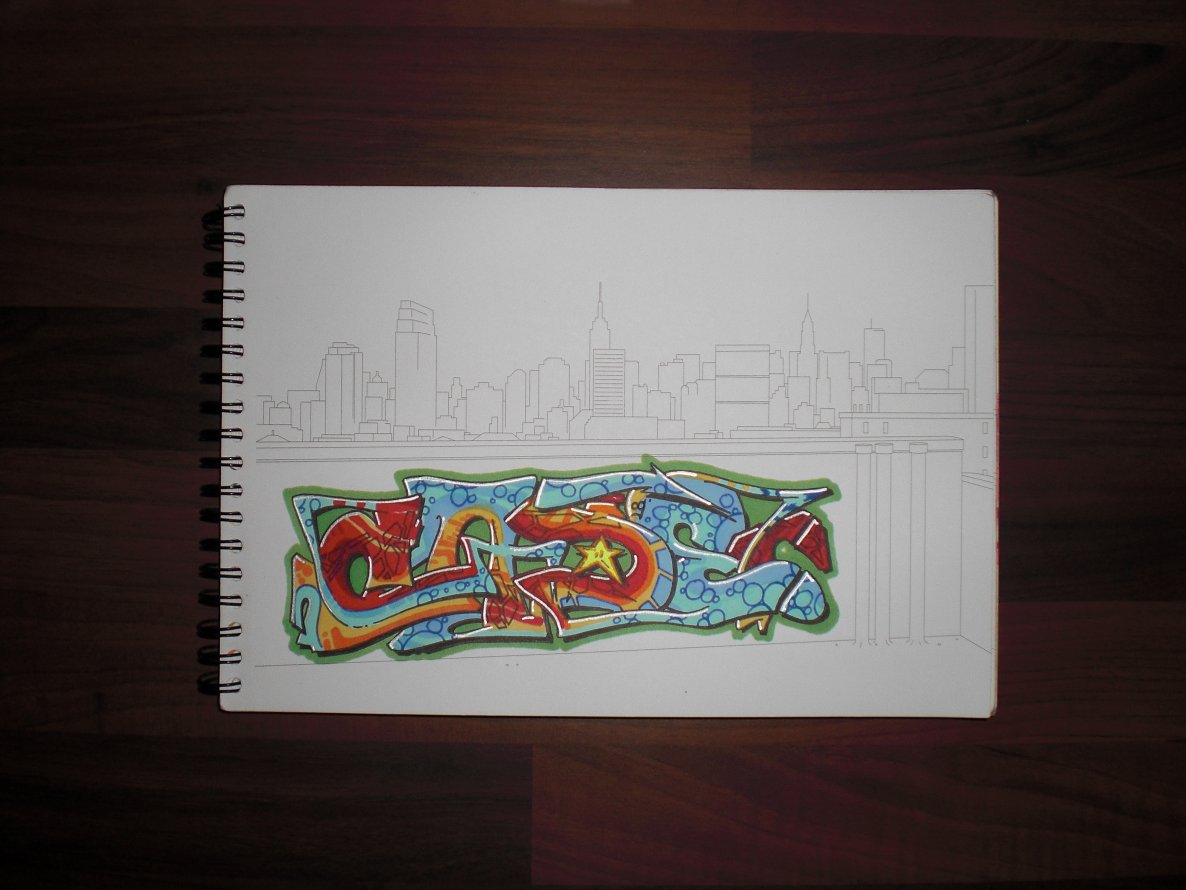Graffiti Sketch - Photo by bpowder - cade, main, crew
