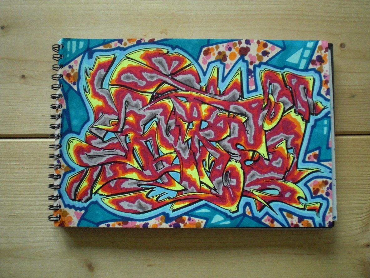 Graffiti Sketch - Photo by bpowder - fire, main, crew