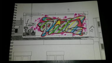 Graffiti Sketch - Photo by bpowder - gohar, main, crew