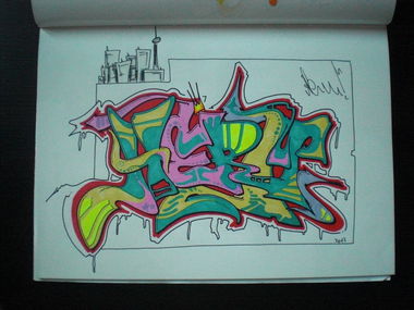 Graffiti Wall - Photo by bpowder