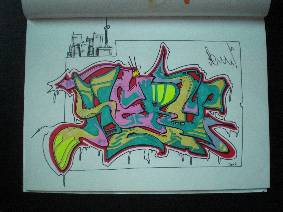 Graffiti Wall - Photo by bpowder