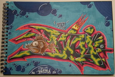 Graffiti Wall - Photo by bpowder