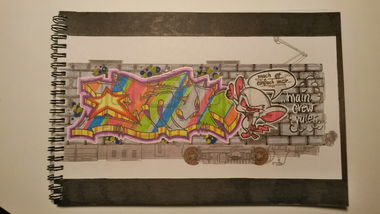 Graffiti Sketch - Photo by bpowder - main, crew, rules