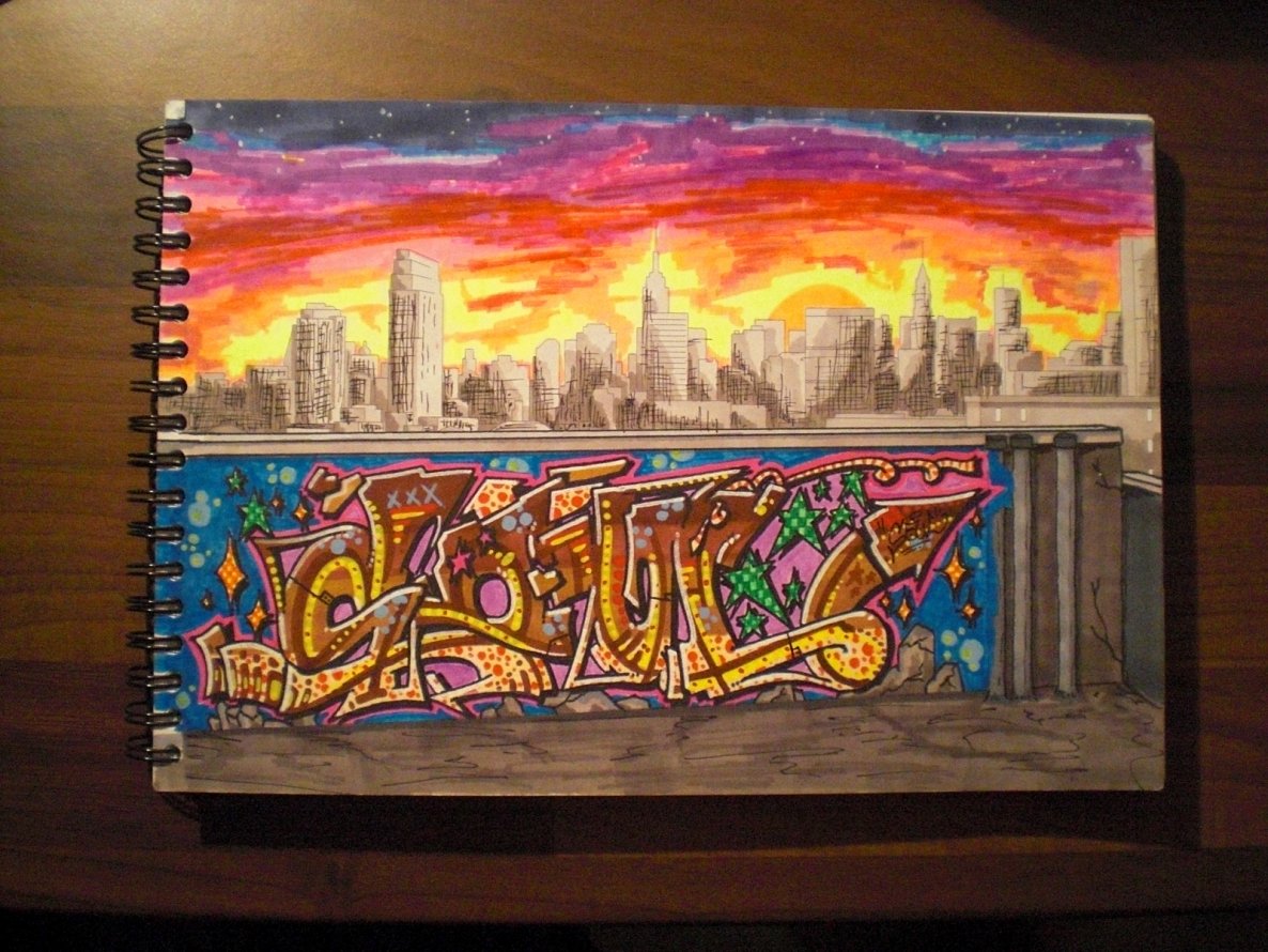 Graffiti Sketch - Photo by bpowder - soul512, main, crew