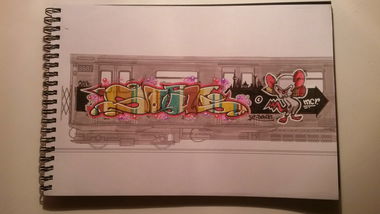 Graffiti Train - Photo by bpowder - soul, soul512, main