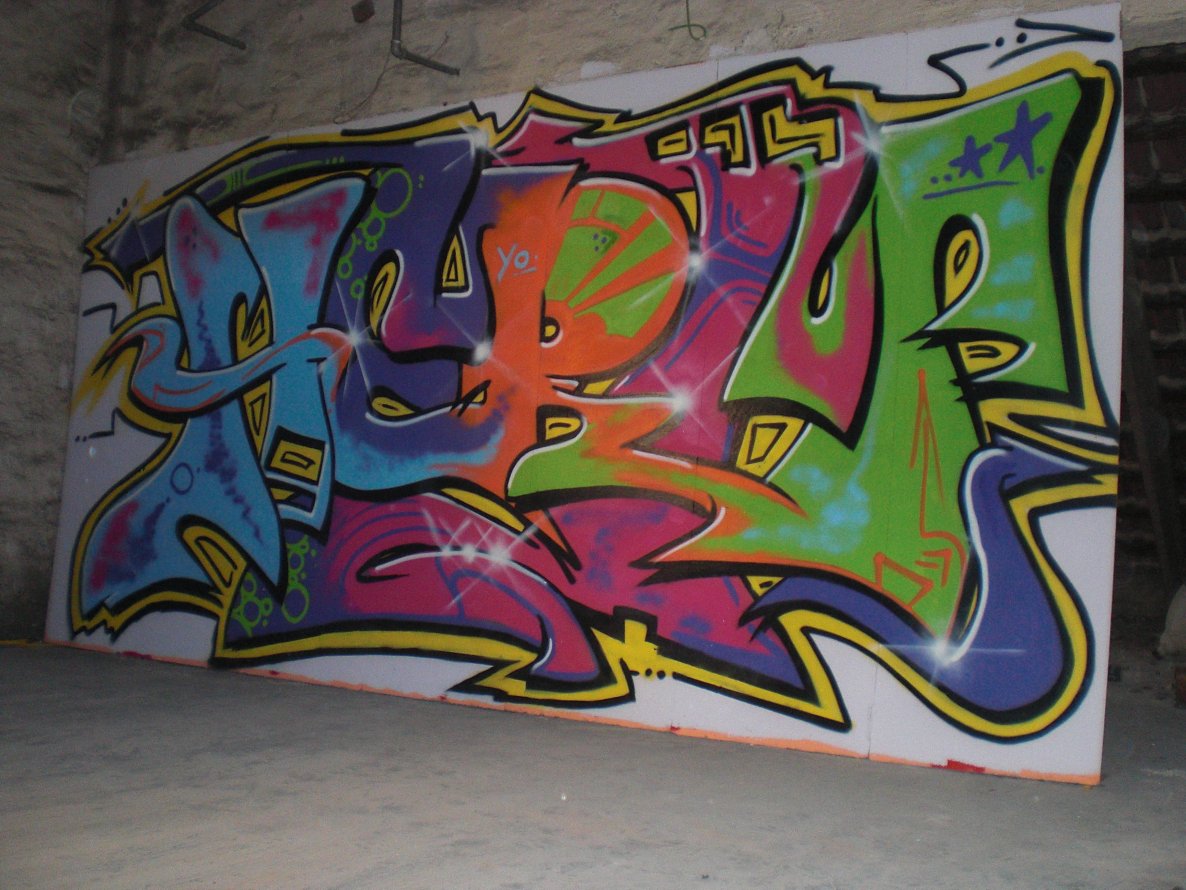Graffiti Wall - Photo by bpowder - herm, main, crew