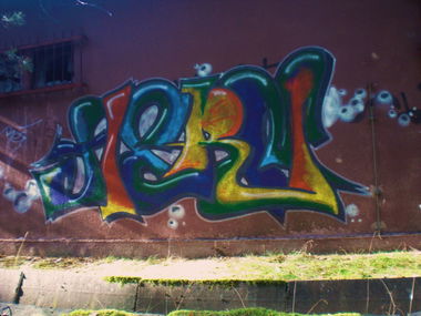 Graffiti Wall - Photo by bpowder - herm, main, crew