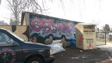 Graffiti Wall - Photo by bpowder - lofd, tmf