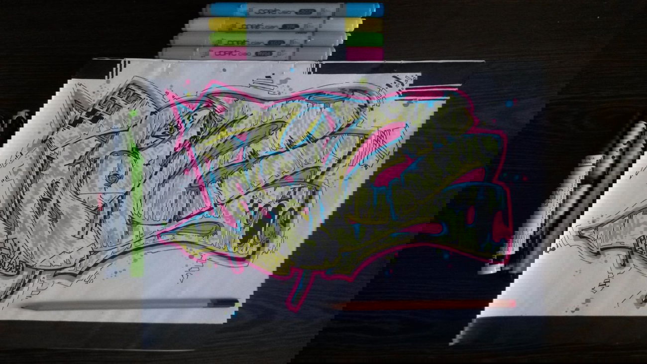 Graffiti Sketch - Photo by bpowder - bpowder, NOC, Battleboard