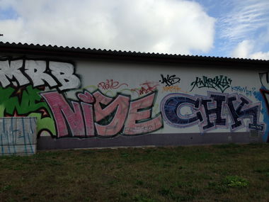 Graffiti Wall - Photo by bpowder - berlin, nise, chk
