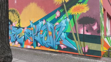 Graffiti Wall - Photo by bpowder - berlin, crn, skem