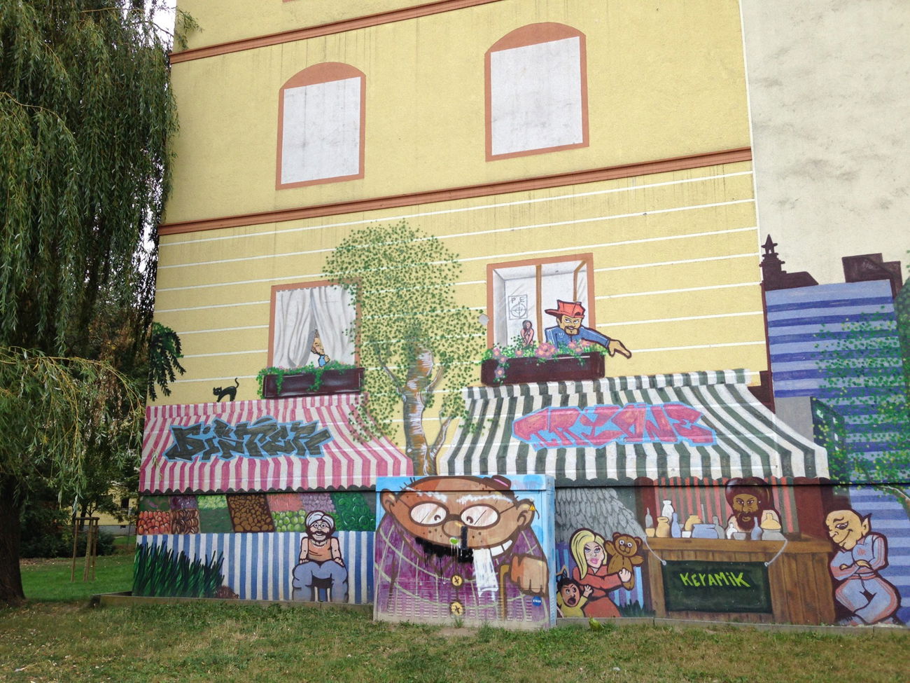 Graffiti Wall - Photo by bpowder - berlin, dister, try