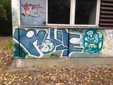 Graffiti Bombing - Photo by bpowder - berlin, flz, rolle