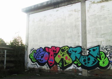 Graffiti Bombing - Photo by br4k3s - star (2014)