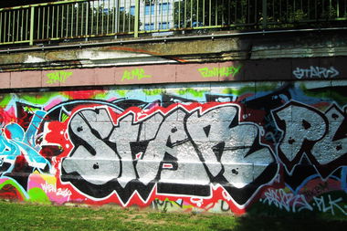 Graffiti Wall - Photo by br4k3s - wien, star, DonauKanal (2014)