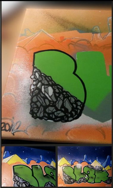 Graffiti Artwork in Bremen - Photo by brainlesskidd - Brainless, Kids, Bald