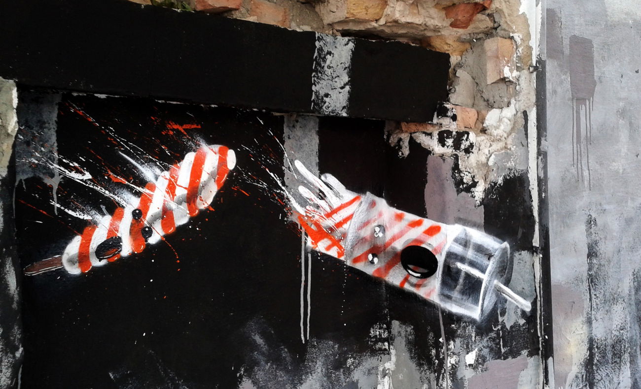 Graffiti Street Art in Deutschland - Photo by braintogo - icescream, character (2014)