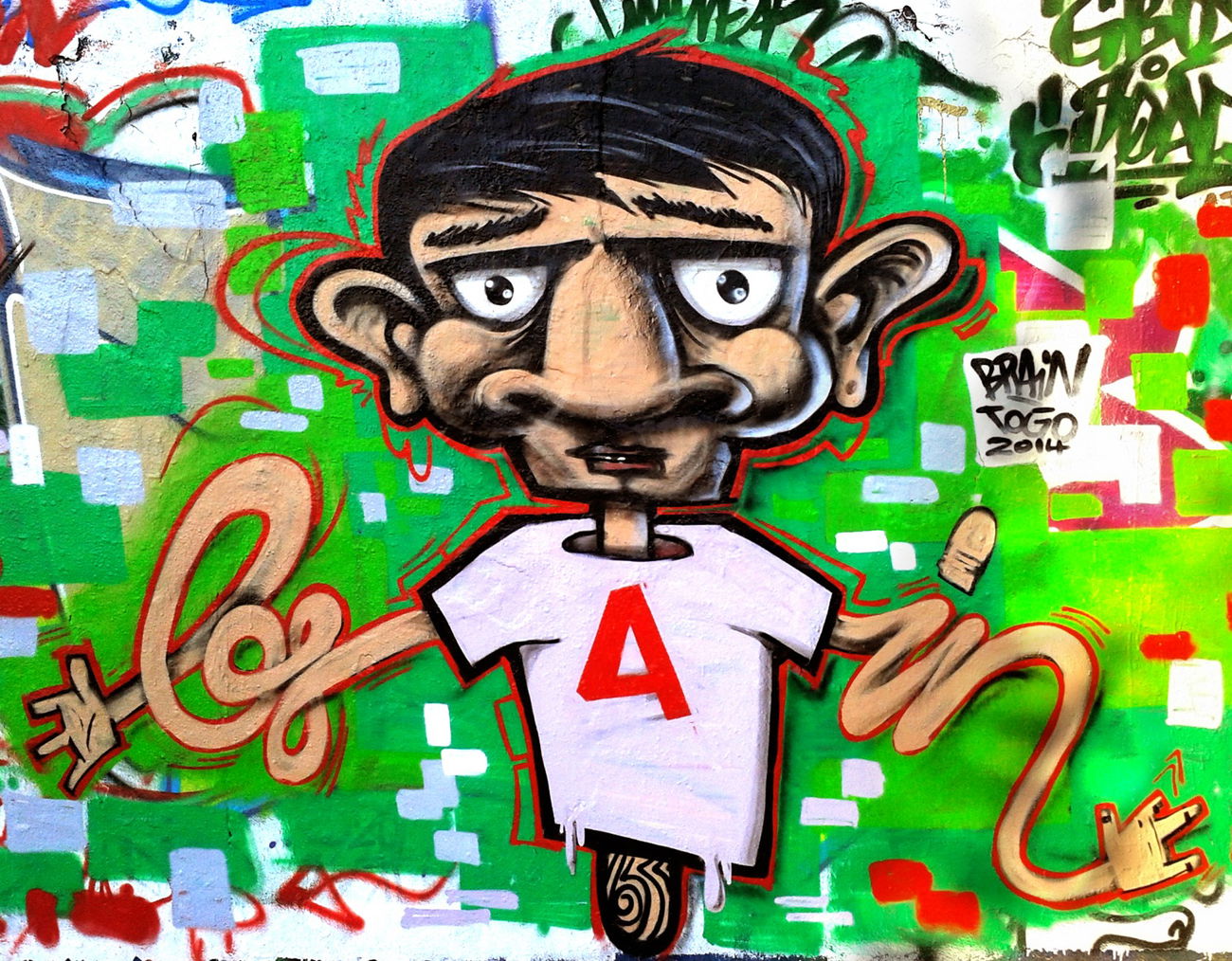Graffiti Wall in Deutschland - Photo by braintogo - character, braintogo, brain2go (2014)