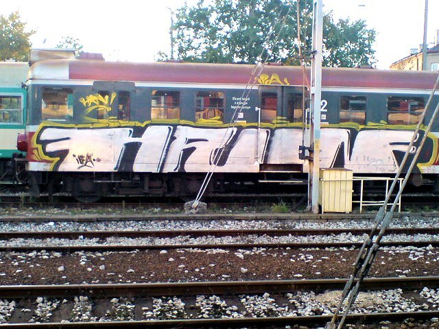 Graffiti Train in Kielce - Photo by bris124 - ipra, briser, bris