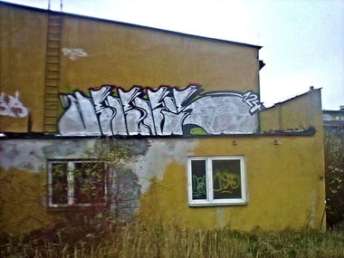Graffiti Bombing in Kielce - Photo by bris124 - briser, bris, bris124