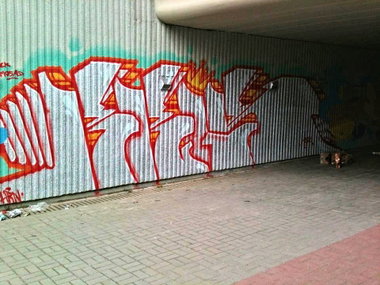 Graffiti Wall in Kielce - Photo by bris124 - briser, bris, bris124