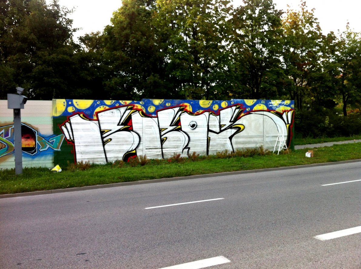 Graffiti Wall in Kielce - Photo by bris124 - briser, bris124, bris (2014)