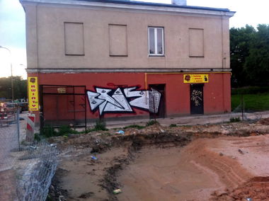 Graffiti Bombing in Kielce - Photo by bris124 - briser, bris124, bris