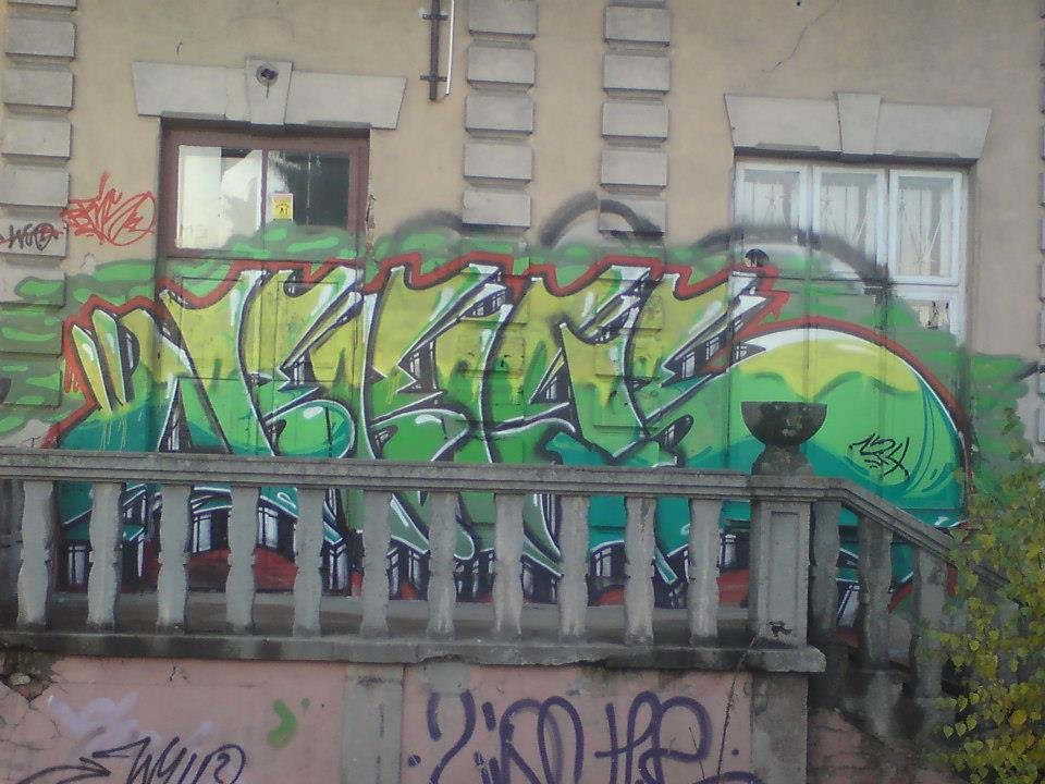 Graffiti Bombing in Kielce - Photo by bris124 - briser, bris124, bris